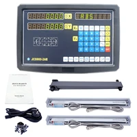 9x36 42 49 2 axis digital readout with high precision linear scale linear encoder linear ruler for milling lathe machine