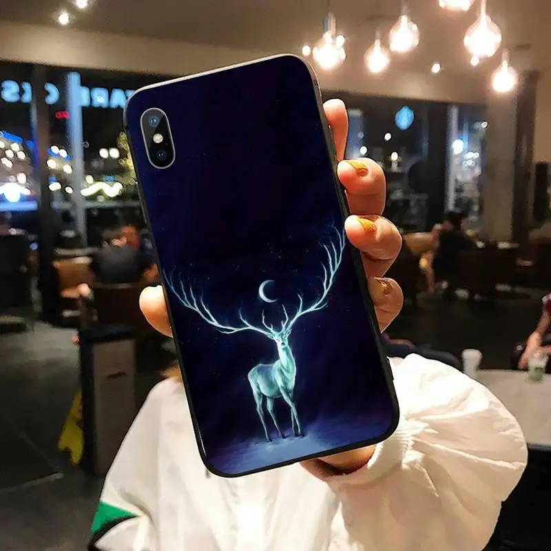 

Deer Cute Elk animal Phone Cases for iPhone 11 12 pro XS MAX 8 7 6 6S Plus X 5S SE 2020 XR