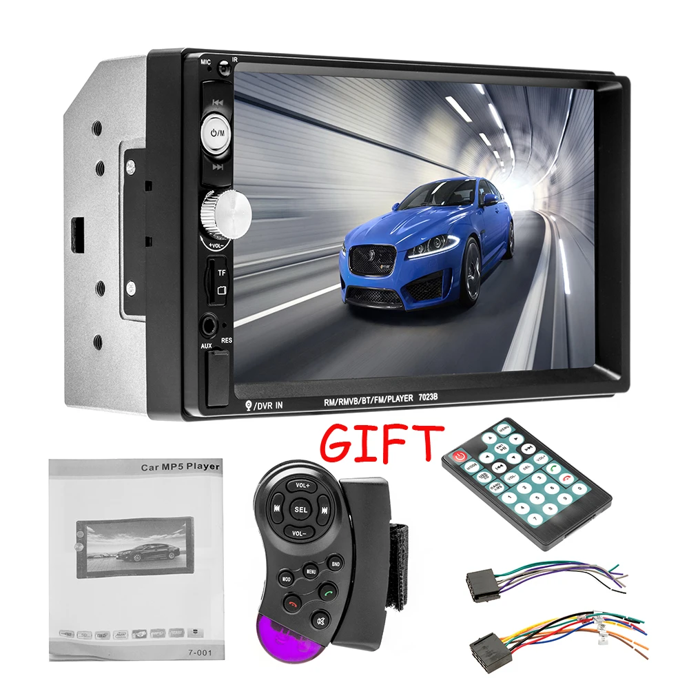 

Car MP4 Car MP5 Bluetooth Hands-free FM Card Machine Reverse Priority Car Audio and Video HD 7-inch