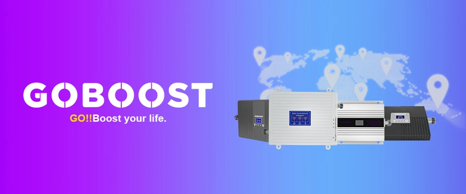 LTE 4G DCS 1800 МГц Усилитель сотового сигнала ЖК-дисплей Мобильный телефон усилитель сигнала повторитель Yagi+ штыревая антенна Коаксиальный кабель/