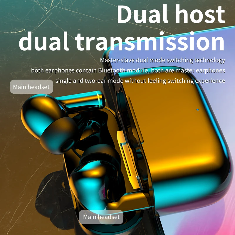 NFC 9D беспроводные наушники Bluetooth 5 1 HiFi Стерео шумоподавление водонепроницаемая