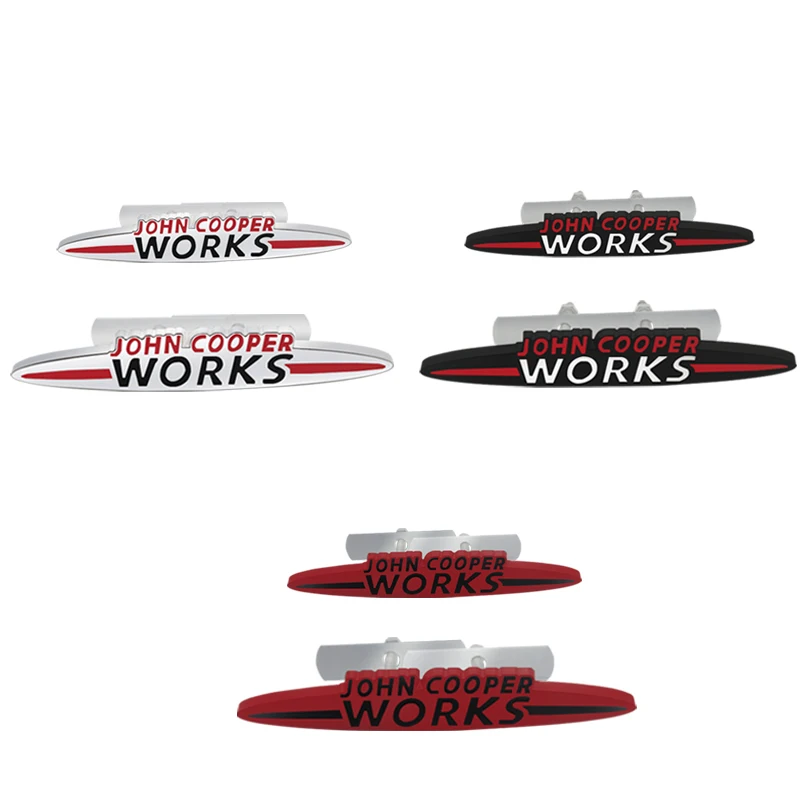 Значок для багажника автомобиля боковая наклейка JCW эмблема решетки радиатора Mini