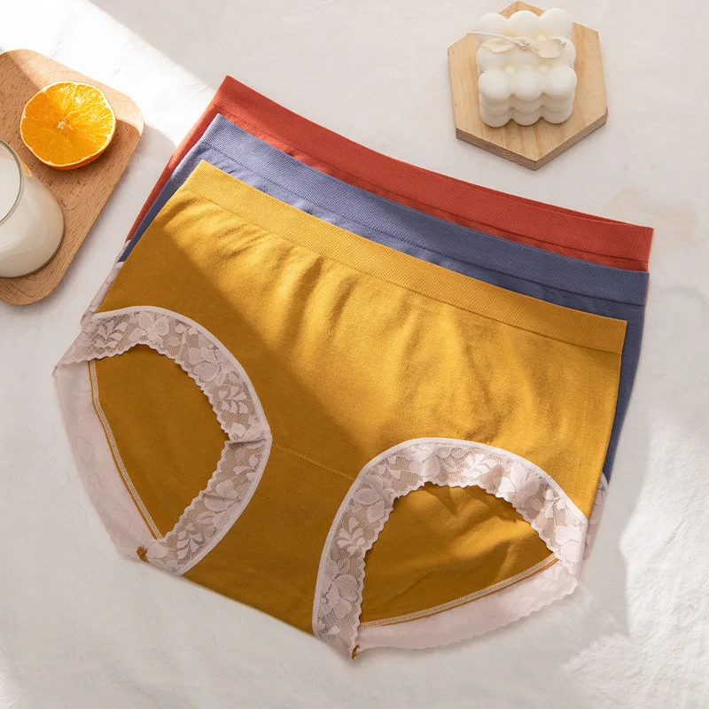 Женские трусики из модала пикантные однотонные дышащие освежающее белье без