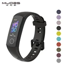 Ремешок для Honor Band 5, силиконовый ремешок для Honor Band 4, оригинальный сменный Браслет для часов