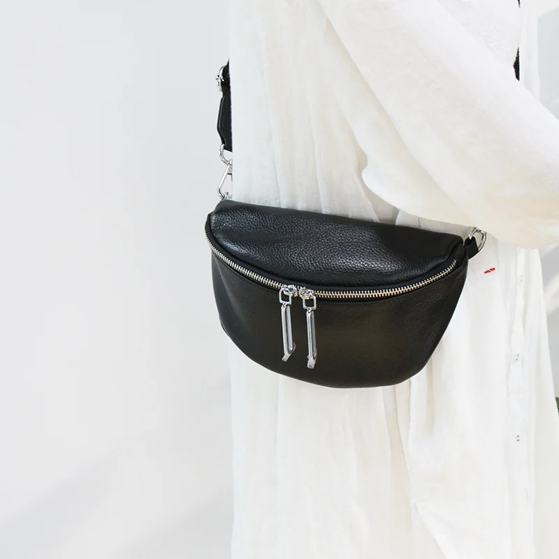 Поясная Сумка из 100% натуральной кожи Женские поясные сумки для женщин забавная