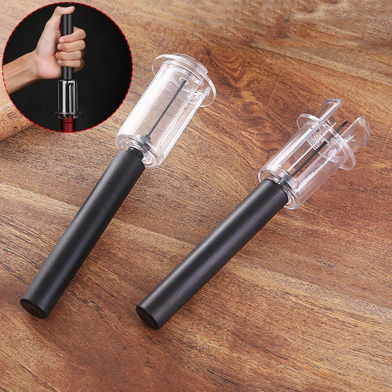 

New Corkscrew Air Pressure Tool Wine Remove Corkscrew Remover Red Bottle Pump Bottle Wine Opener Convenience Kitchen Tool