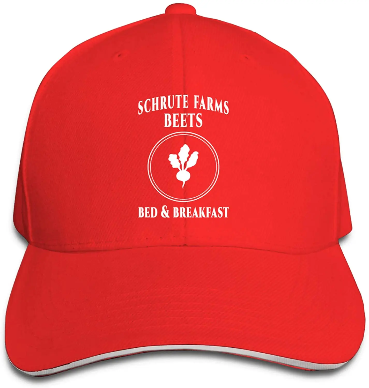 

Schrute Farms Beets Sandwich Hat Printed Baseball Cap Headgear Unisex Outdoor Casquette Black