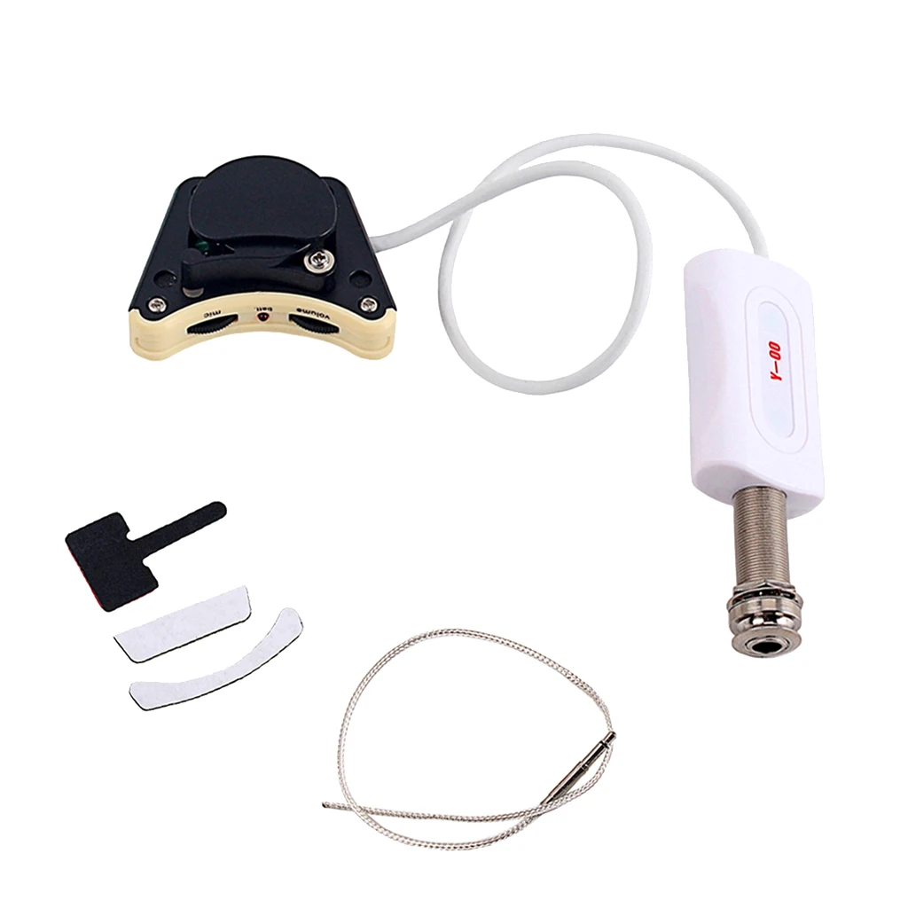 

Set of Professional Ukulele Soundhole Pickup Instruments Parts Musical Gifts