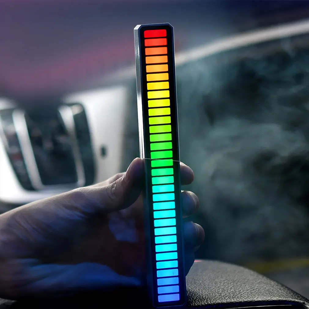 

Лидер продаж, новейшая лампа с голосовым управлением и музыкальным ритмом, персонализированная модная и красивая светодиодная лампа для ко...