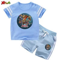 kids suits clothing gormiti costume set t shirtspant for toddler boy clothes girl boys short sportswear clothes short suit 2020