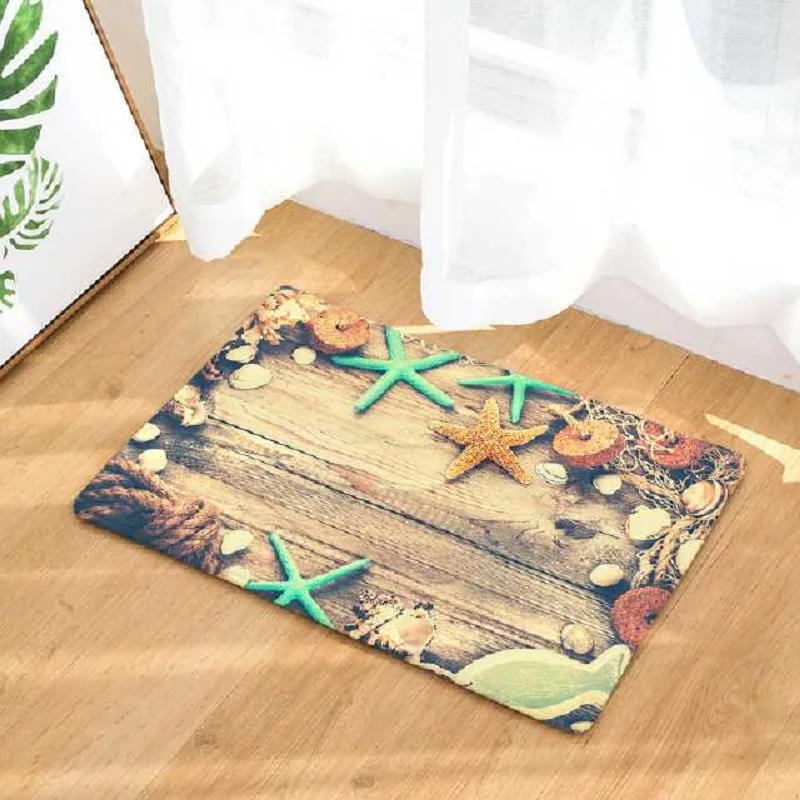 CAMMITEVER Морская Раковина звезда пляжные коврики Противоскользящий