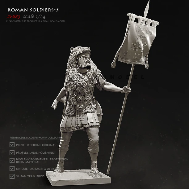 

1/24 Resin model kits figure colorless and self-assembled A-683