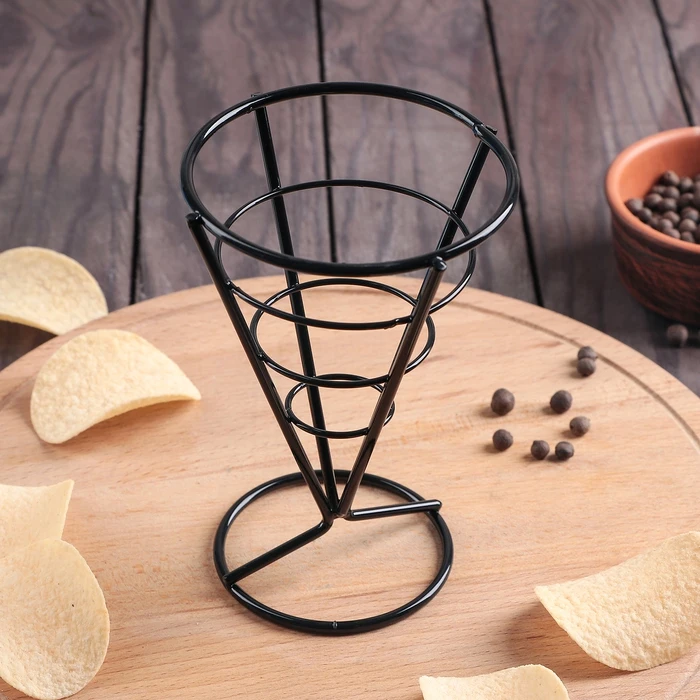 Корзинка для картофеля фри Лукси 10×10×15 5 см | Дом и сад