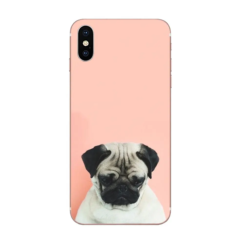 as picture Прекрасный мультфильм мопса для Xiaomi Redmi Mi 4 7A 9T K20 CC9 CC9e Note 7 9 Y3 SE Pro Prime Go Play прозрачный, мягкий чехол сумка - Цвет: as picture