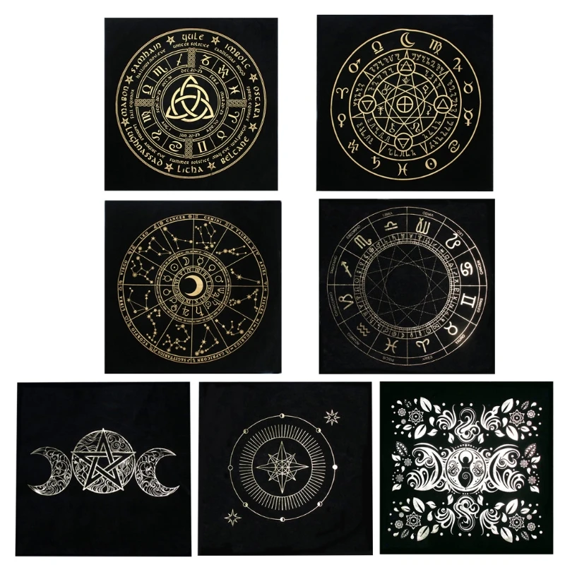 

Suede Velvet Board Games Card Magicians Daily Pad Tarot Tablecloth Rune Divination Altar Tarot Patch Table Cover Cloth
