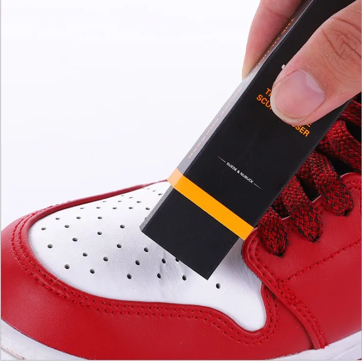 Очищающий ластик замша овчина матовая кожа ткань уход за обувью кожей очиститель