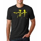 Модная крутая Мужская футболка, Мужская забавная футболка, Schopenhauer and Nietzsche - Fun Philosophy, футболка с индивидуальным принтом