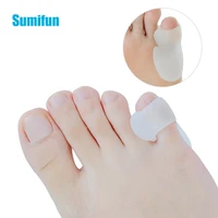 6pcs3pairs toe separator silicone gel hallux orthopedic tail toe rectifier stretchers big foot pain relief corrector massage