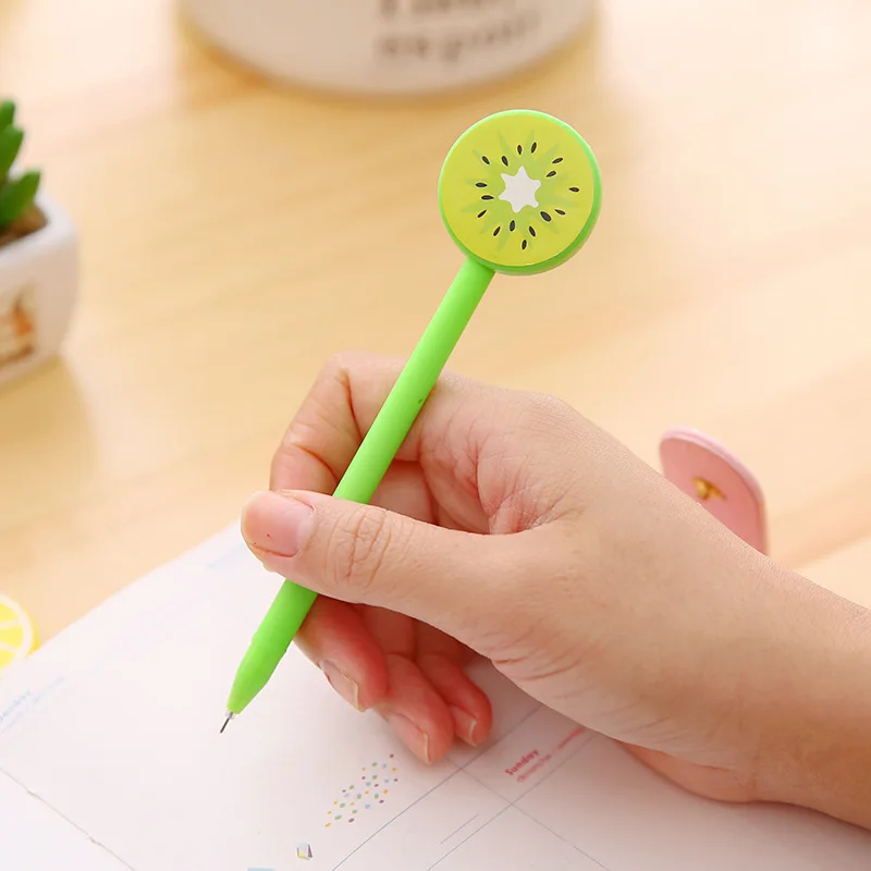 12 шт. гелевая ручка кавайная офисная шариковая креативный милый рисунок с