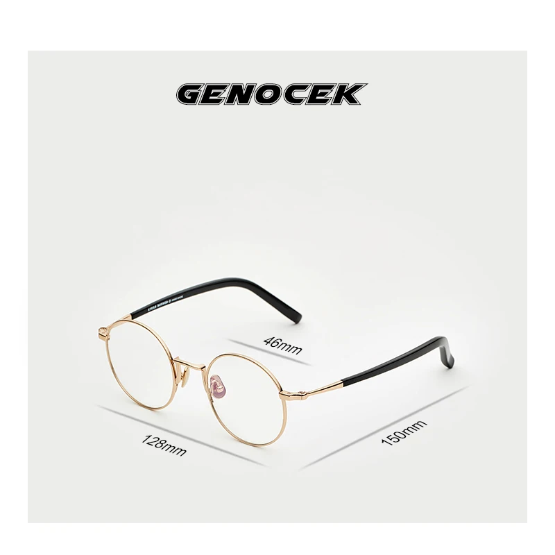 

2020 Men Round Handmade Acetate Glasses Frame Women Vintage Luxury Prescription Myopia Optical Eyeglasses Frame Japan Eyewear