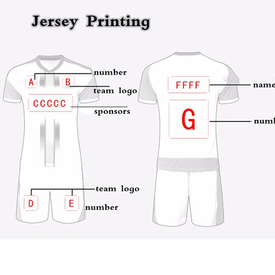 custom Детские комплекты футболок для футбола Survete для мужчин t Комплект футбола Futbol мужская куртка для бега спортивный костюм-униформа - Цвет: custom