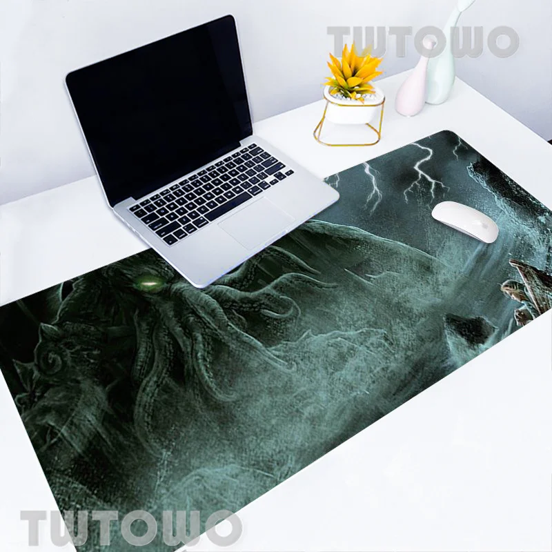 9040 cm mouse pad gamer computer hd new large desk mats keyboard pad cthulhu laptop office gamer soft natural rubber mice pad free global shipping