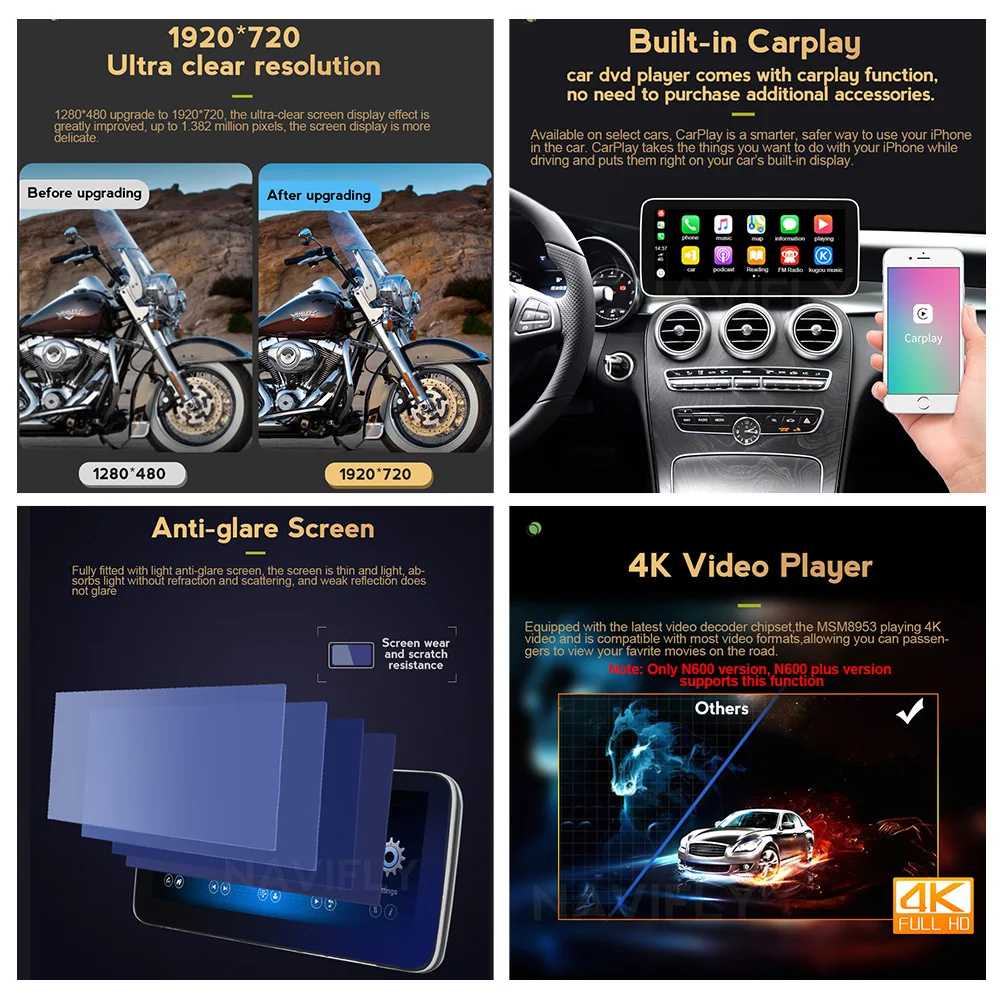 Android 10 Carplay Авто dvd Радио Аудио мультимедиа плеер GPS навигация для Mercedes Benz GLK Class X204