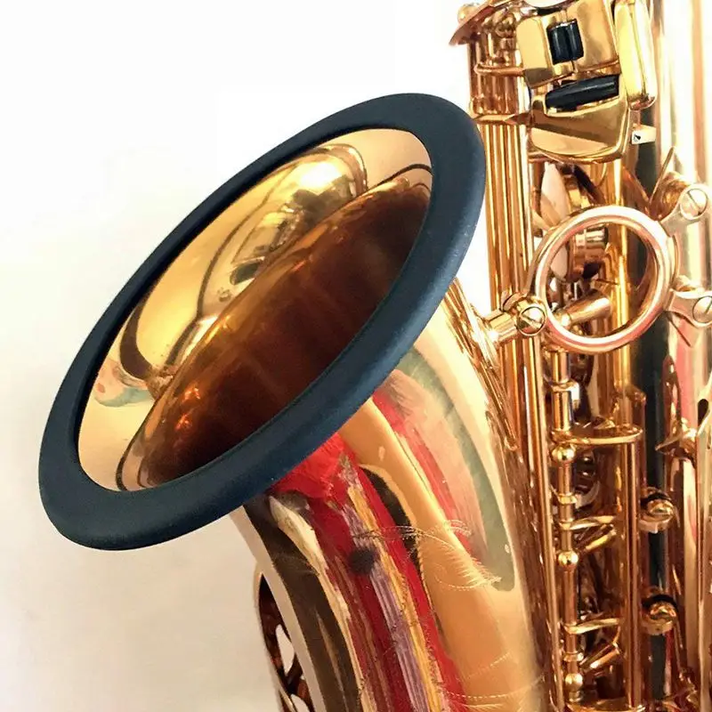 Alto Sax силиконовый колокольчик протектор труба/кольцо саксофона Mute для любителей