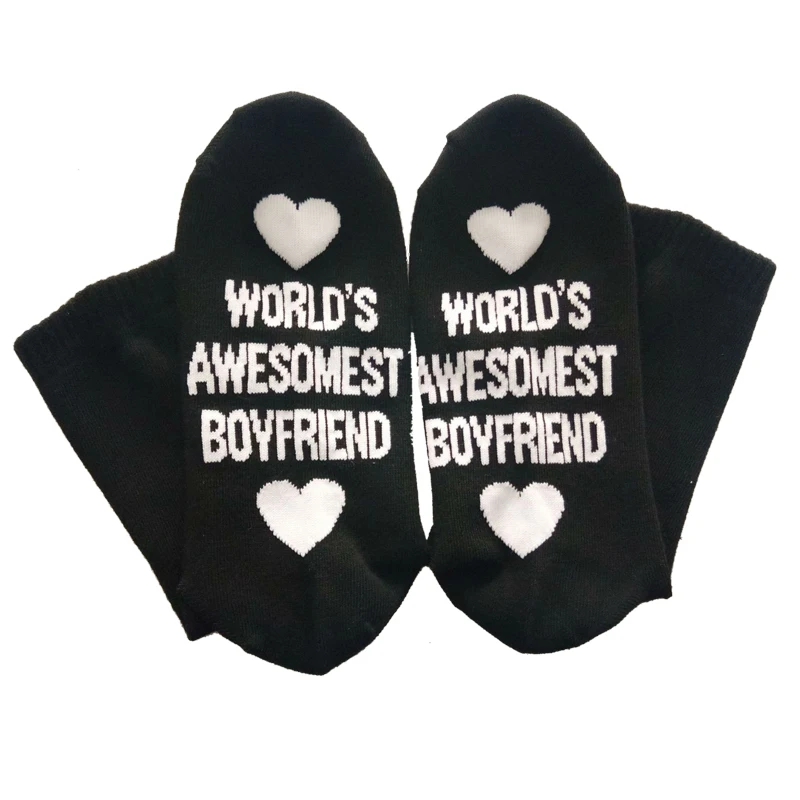 День Святого Валентина подарок для друга коттоновые носки с надписью love Юбилей