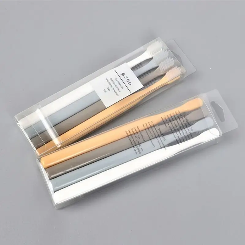 4 шт./компл. японская семья маленькая зубная щетка с мягкой нейлоновой щетиной