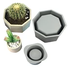 Форма для бетона, цемента, цветочного горшка, Большая искусственная силиконовая форма для суккулентов, глиняная форма ручной работы