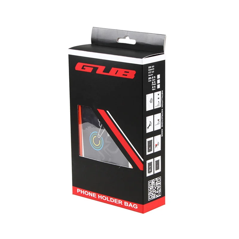 Водонепроницаемая велосипедная сумка для телефона GUB чехол с сенсорным экраном