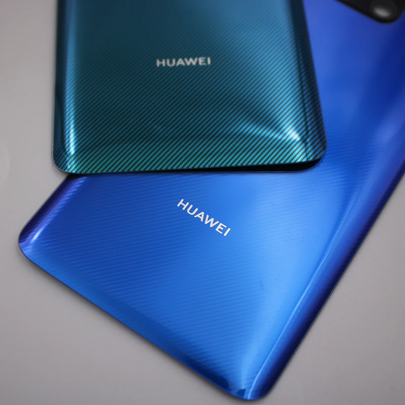 Оригинальный задний корпус Huawei Mate 20 Pro 3D стеклянная крышка аккумулятора запасная