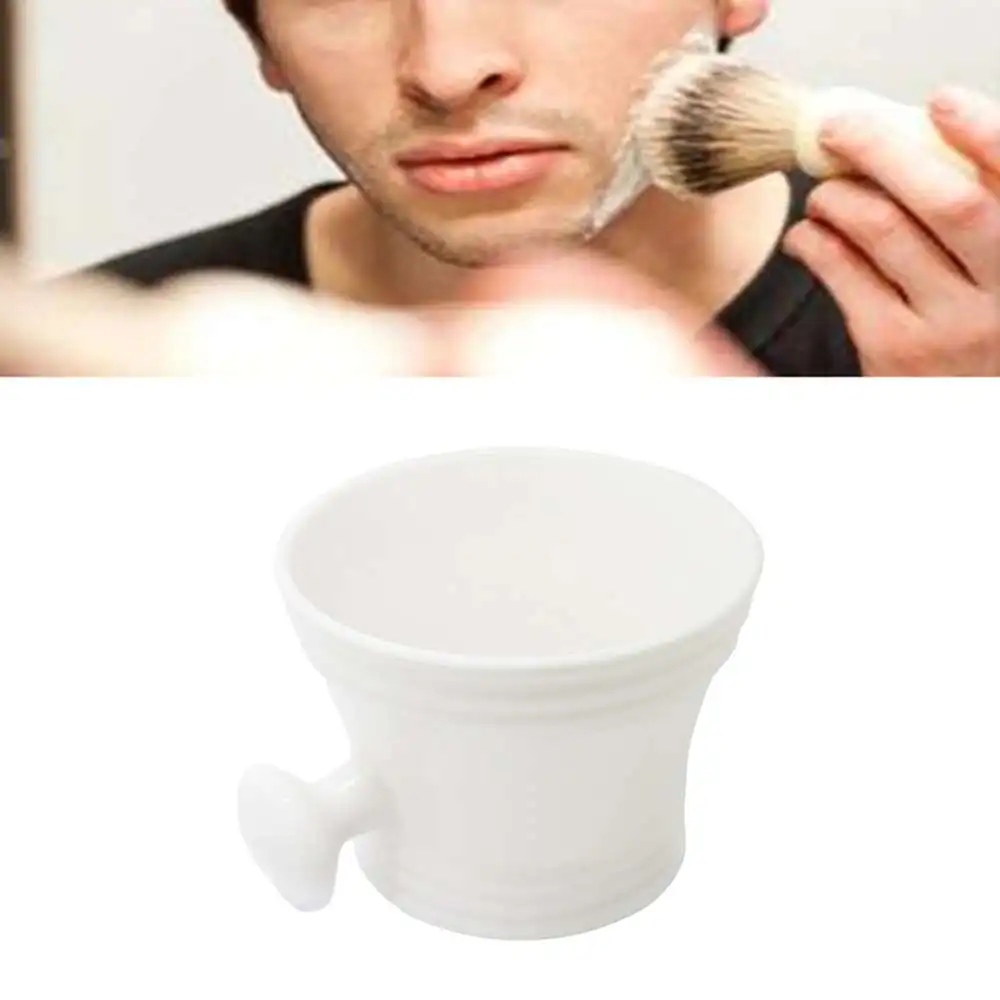 

Plastic Men's Shaving Brush Bowl Barber Beard Shave Soap Mug Cup 11*8.5*8cm