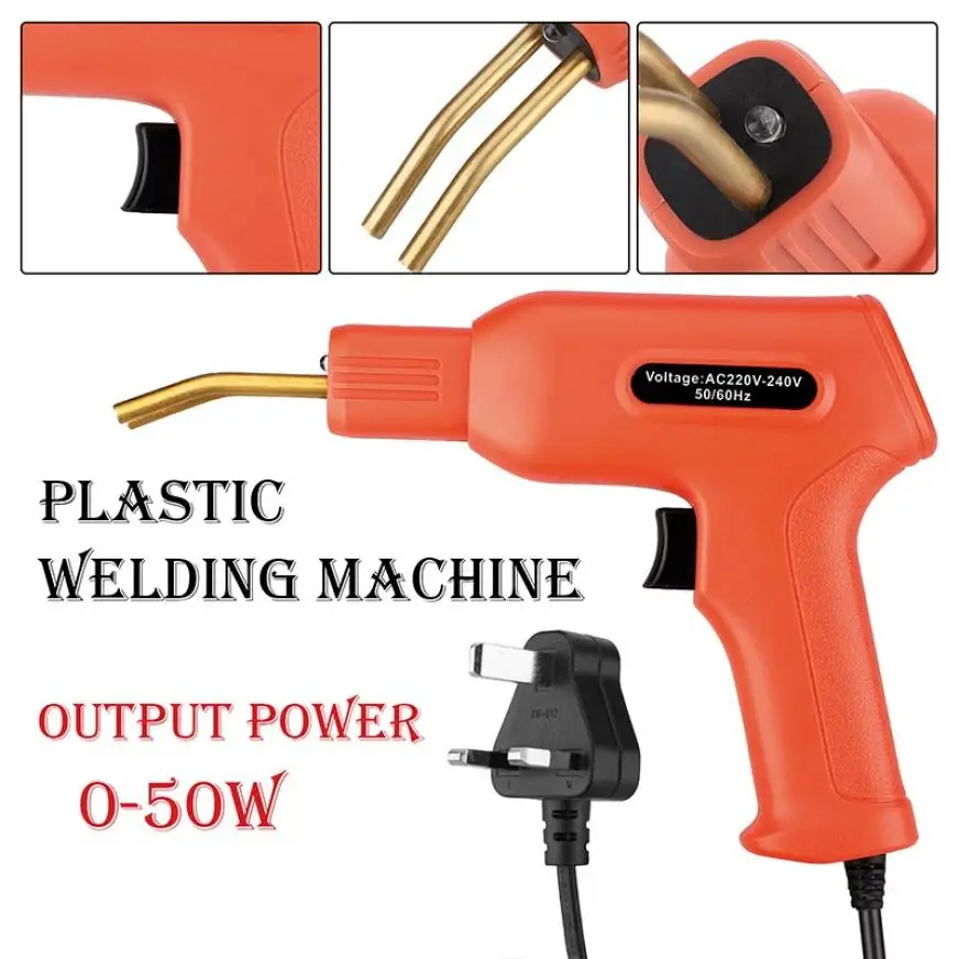 

50W Handy Plastics Welders Garage Tools Hot Staplers Machine Staple PVC Repairing Machine Car Bumper Repairing Welding Tool