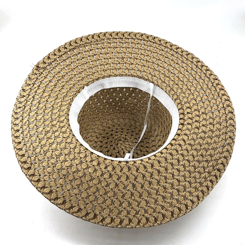 Женские плетеные шляпы для родителей и детей соломенная шляпа со шнуровкой