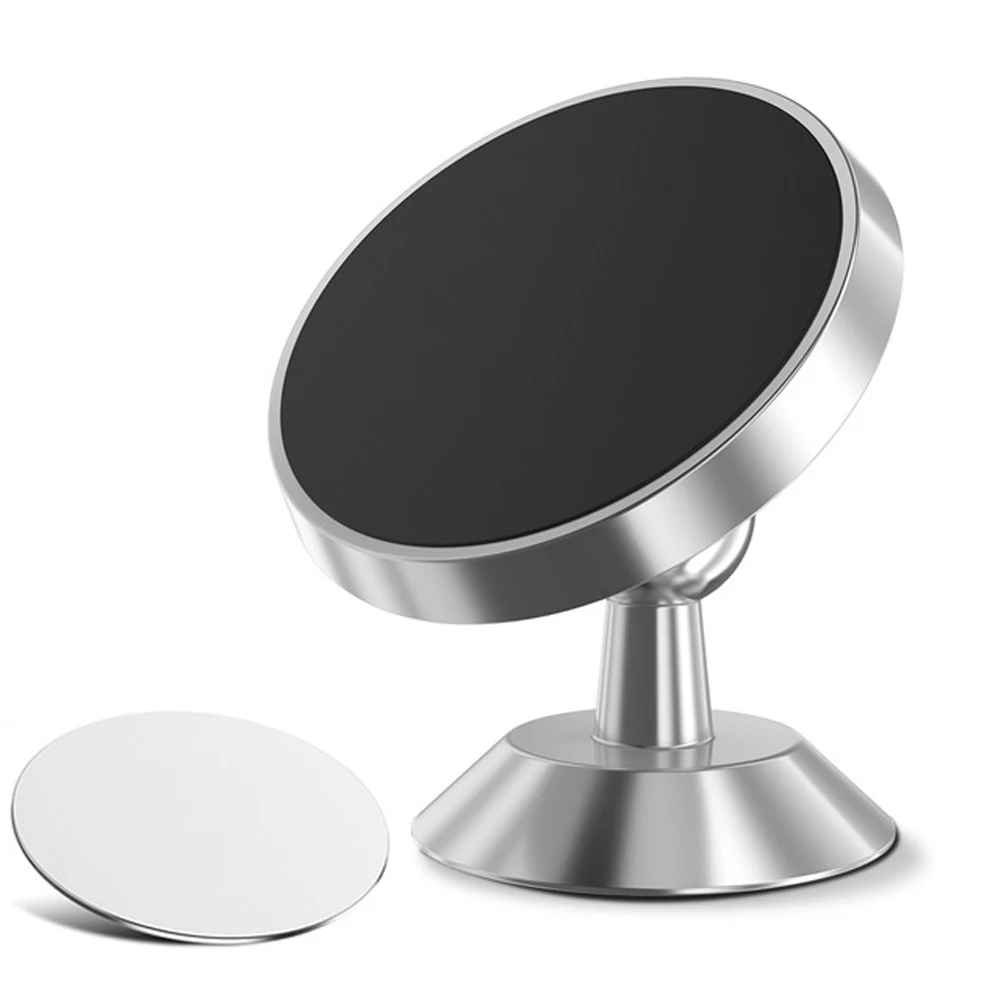 C-Silver Магнитный держатель для телефона в держатель на вентиляционное отверстие автомобиля универсальная подставка для мобильного смартфона магнитная поддержка сотового держателя для Iphone8 7 - Цвет: C-Silver