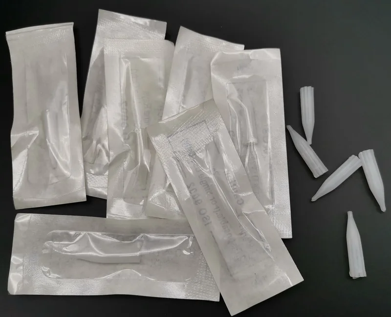 100 шт. одноразовые пластиковые насадки для перманентного макияжа|tipping tea|tip bottlemakeup