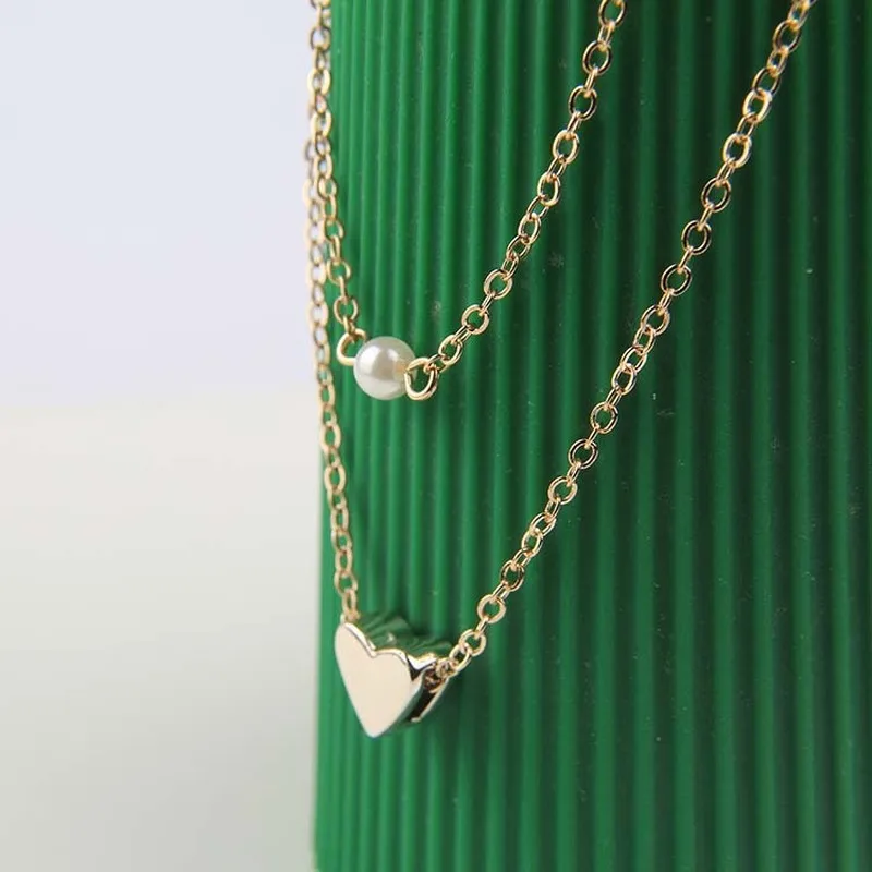 Мода Золотое серебряное ожерелье-чокер цепочки Подвески двойную подкладку из