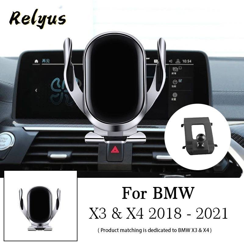

Car Wireless Charger Car Mobile Phone Holder Air Vent Mounts Gps Stand Bracket For BMW X3 X4 G01 G02 G08 2018-2021 Accessories