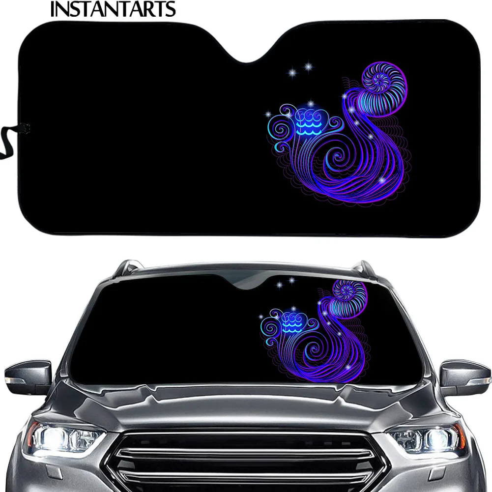 

Защита салона автомобиля INSTANTARTS, прочная защита от солнца, с созвездиями, для лобового стекла