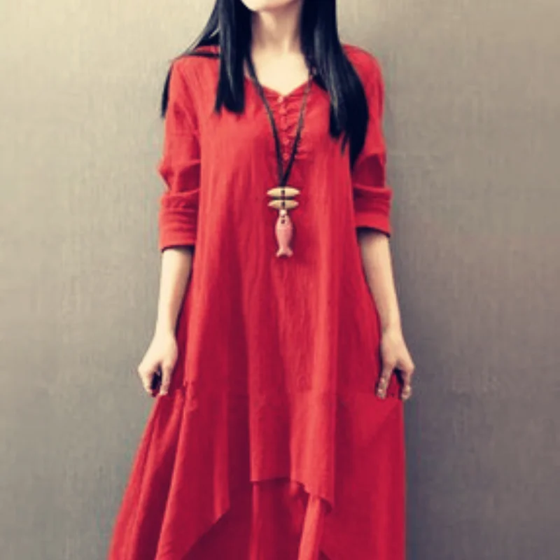 

Plus Size Summer Shirt Dress Evening Female Vintage Party Oversize Short Sleeve Beach Women Dresses Robe Vestido Maxi Prom Linen