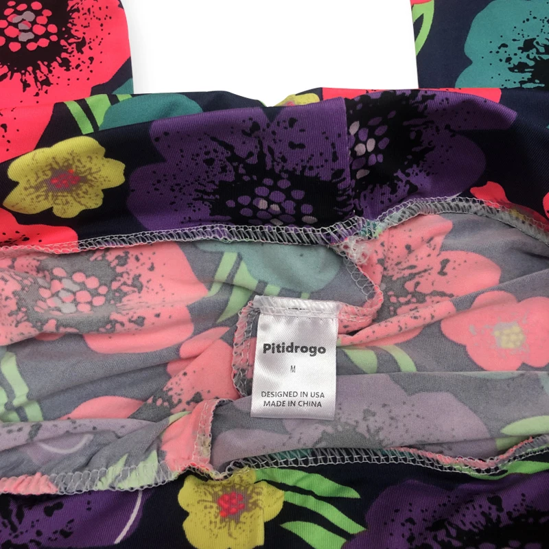 Pitidrogo брендовые Леггинсы для йоги весна осень женские модные леггинсы с принтом