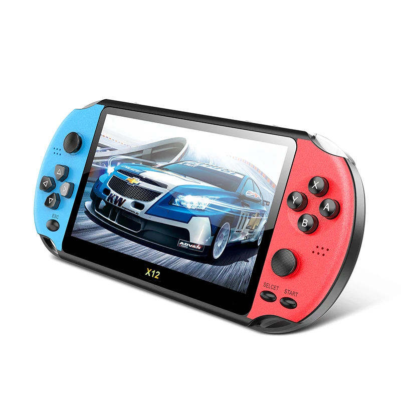 FOR X12 pro video game retro consoles portatil handheld game players 2000 games 5.1 inch screen Childrens handheld GBA games