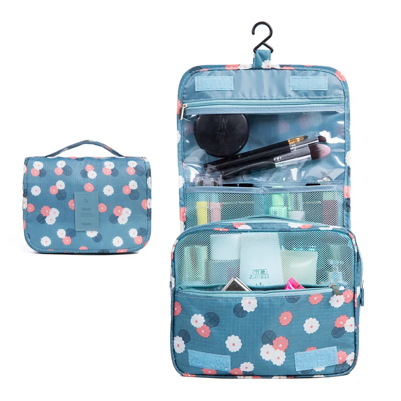 

High Quality Women Makeup Bags Travel Cosmetic Bag Toiletries Organizer Waterproof Storage Neceser Hanging Bathroom Wash Bag