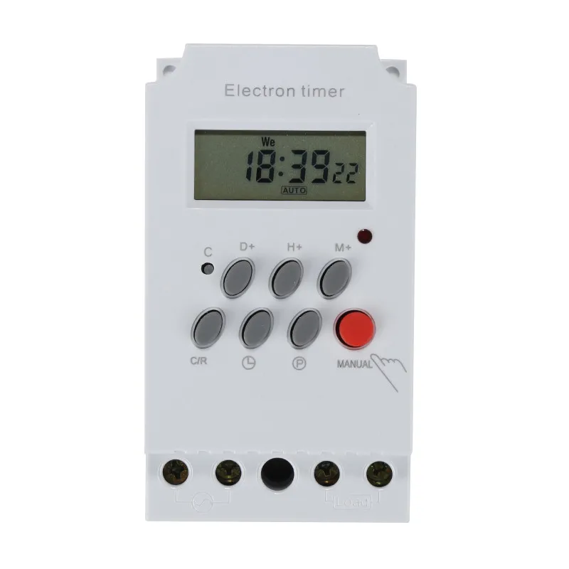 Миниатюрный встроенный в панель планшетофон цифровой программируемый таймер на