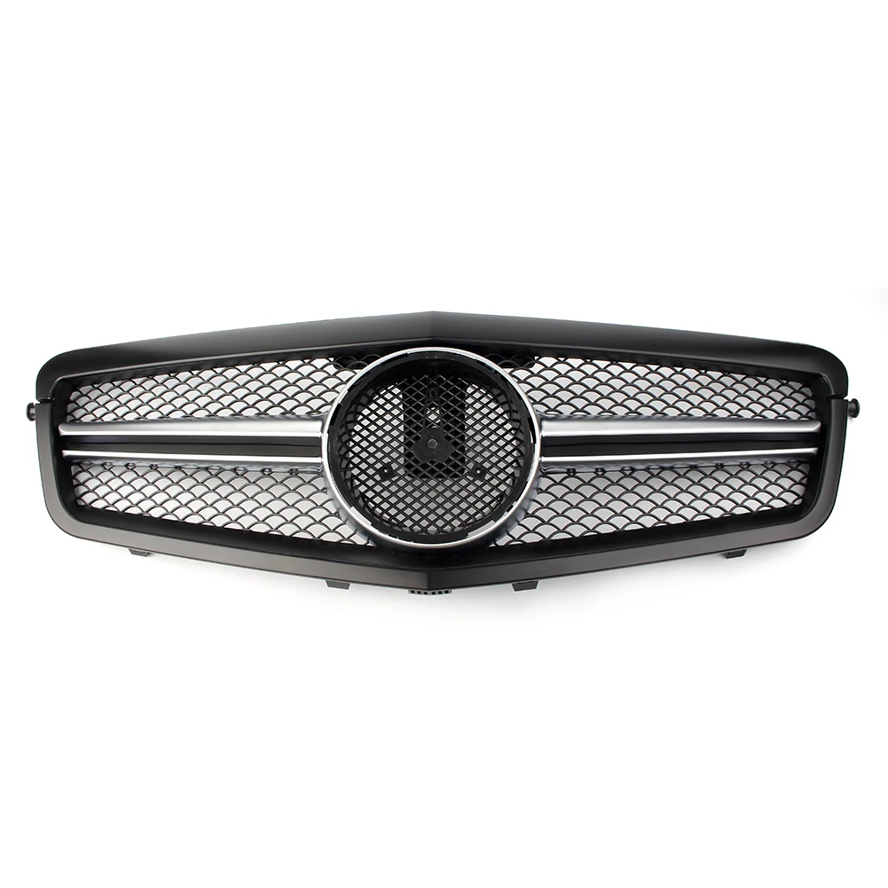 Матовая Черная передняя решетка спортивный радиатор для Mercedes Benz E Class W212 S212 2010 2011