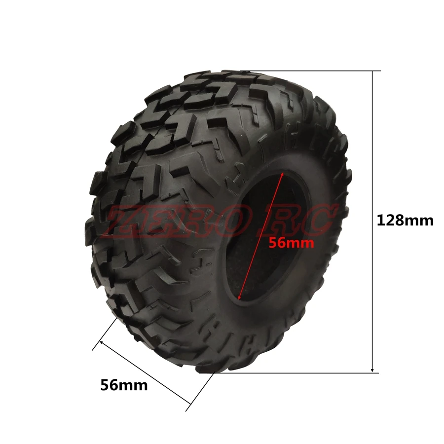 4 шт. RC 1/10 ROCK CRAWLER CAR 2 &quotшины мягкие 128 мм шины с пеной для осевого Рейфа SCX10 Jeep Wrangler