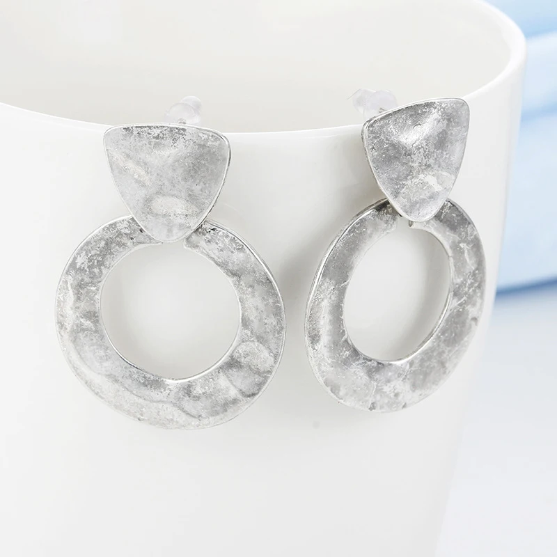 CARTER LISA модные дизайнерские металлические геометрические свисающие серьги