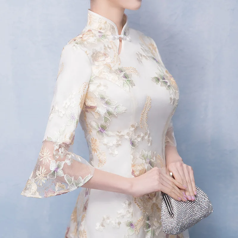 Ципао улучшенное для молодых девушек новый стиль маленький аромат современное